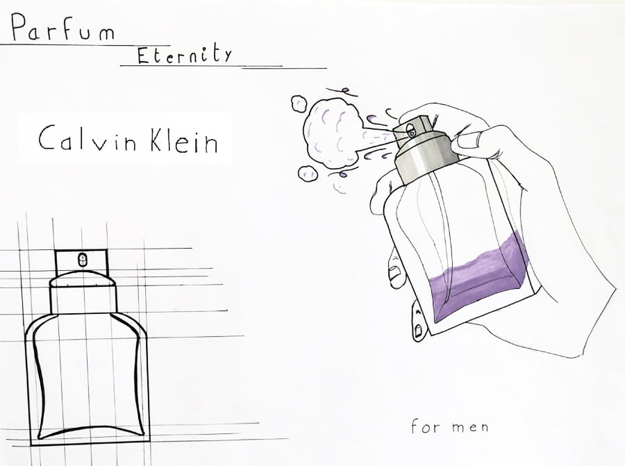 Projet - Flacon de parfum Eternity