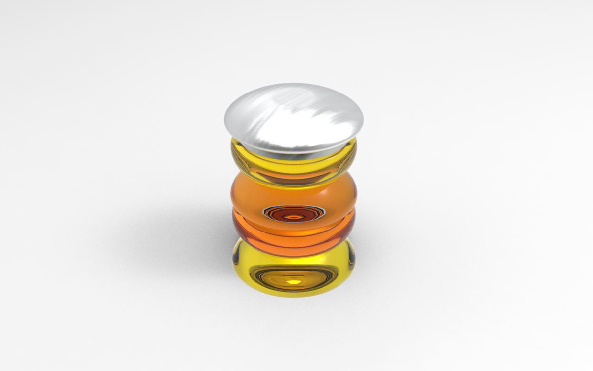 Rendu 3D - Flacon de parfum 1