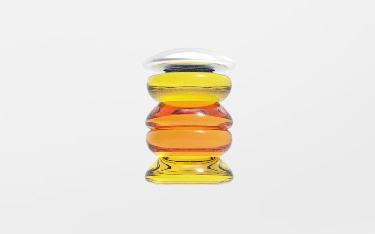 Rendu 3D - Flacon de parfum 1