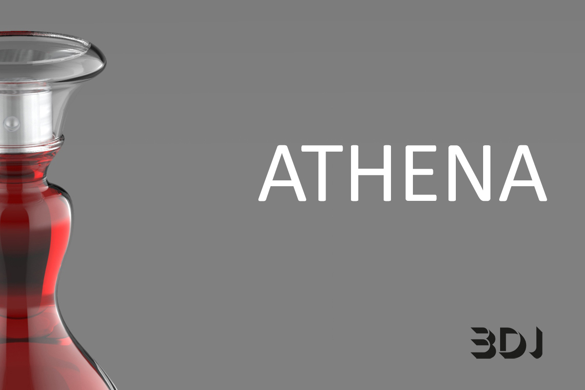 Flacon parfum femme Athena