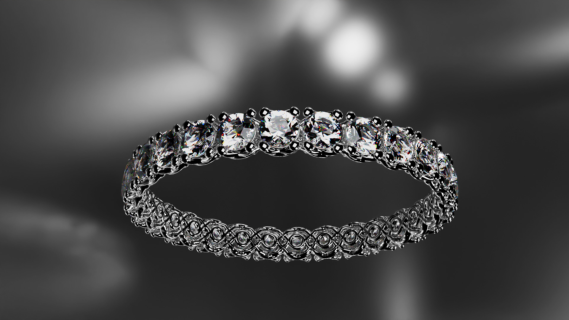 Bague et diamants-Blender-Design 3D Bague et diamants-Blender-Design 3D